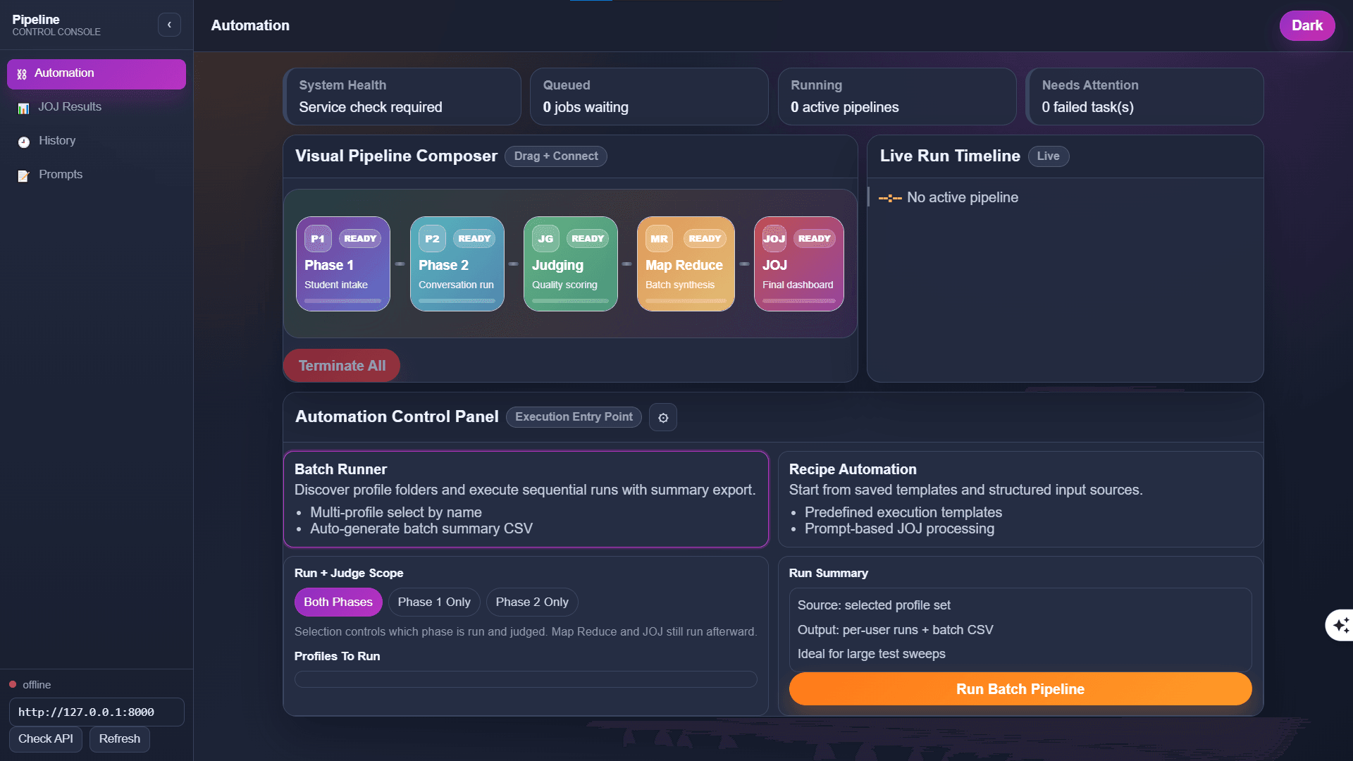 Murshed Pipeline — project screenshot 1
